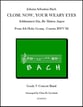 Close Now, Your Weary Eyes Concert Band sheet music cover